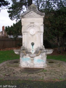 Victorian water fountain, Queens Mead.