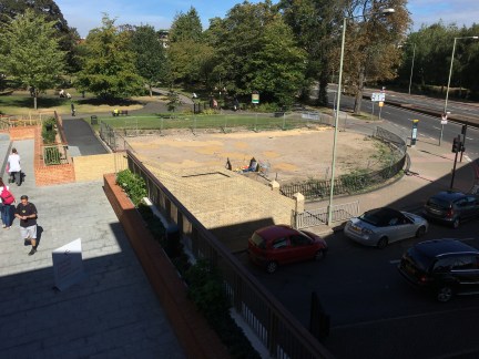 Derelict site of former Maze.